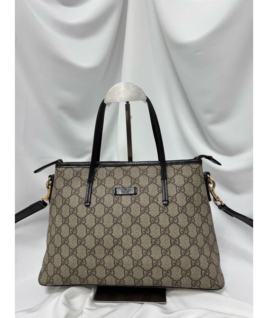 GUCCI Бежевая сумка с короткими ручками, фото 3
