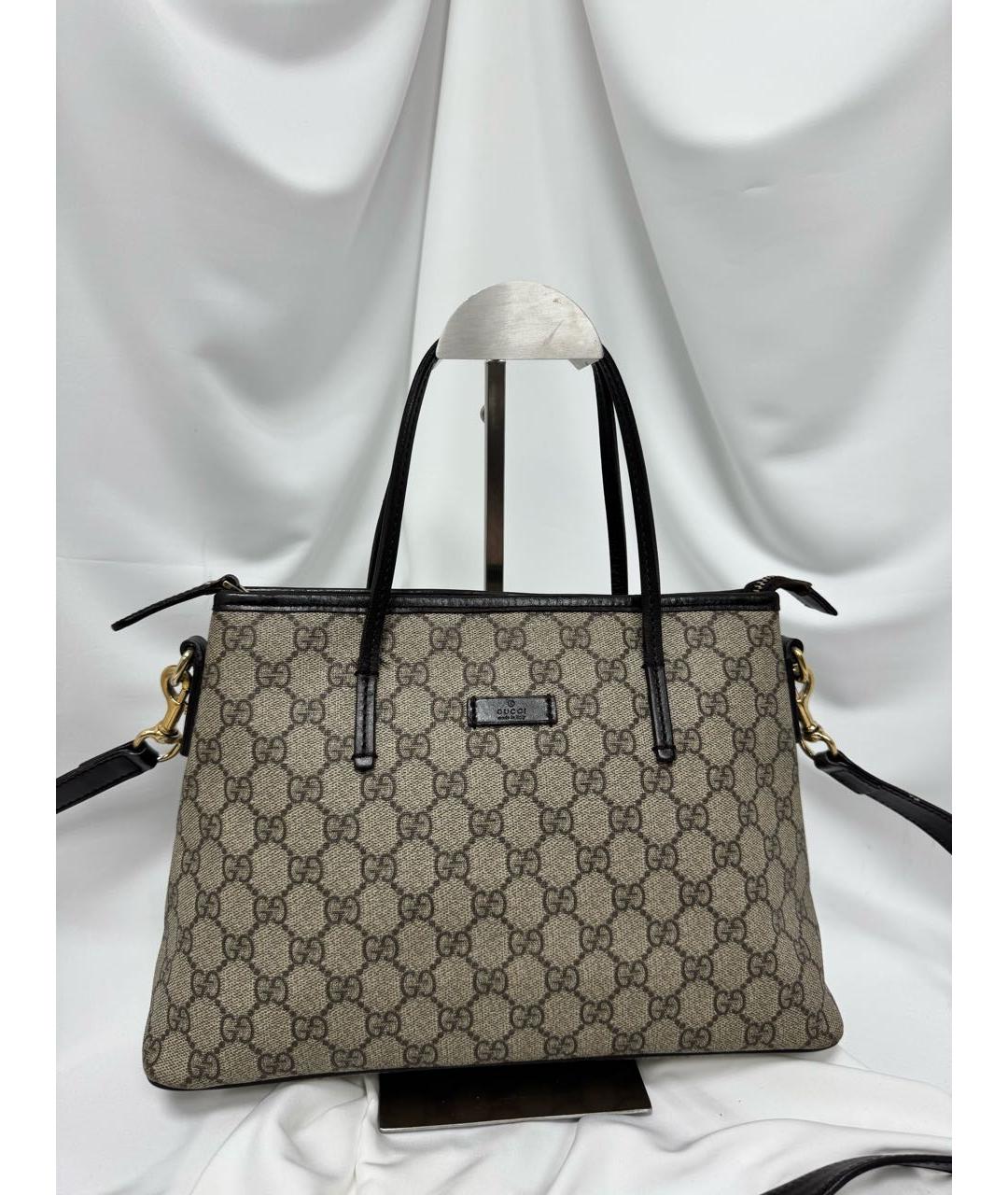 GUCCI Бежевая сумка с короткими ручками, фото 4