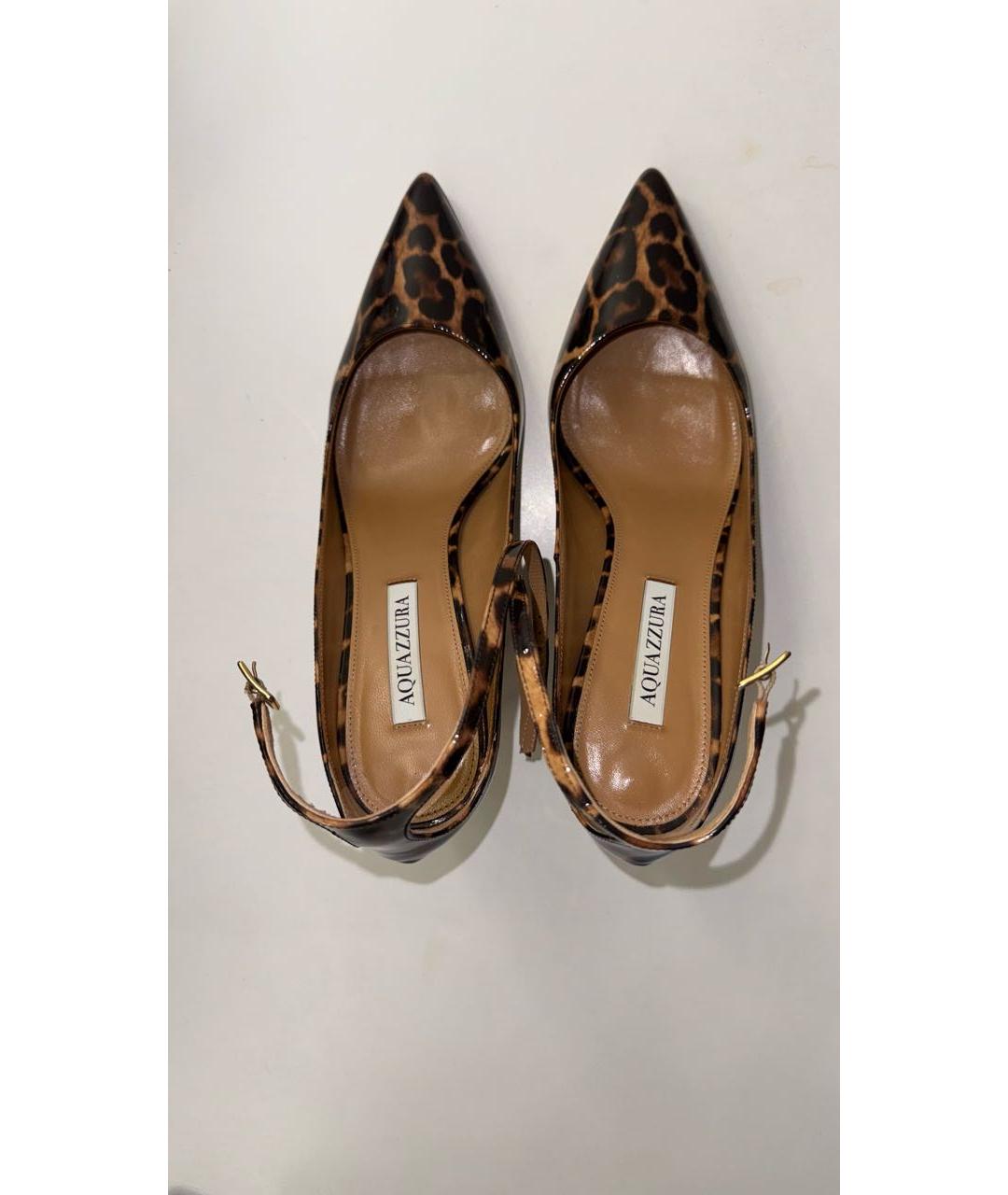 AQUAZZURA Мульти кожаные туфли, фото 3