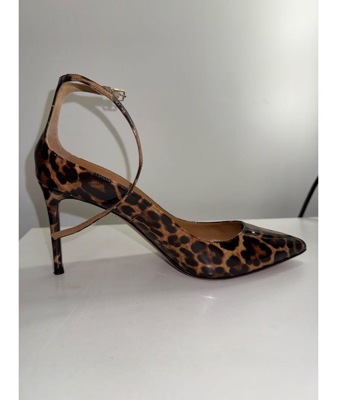 AQUAZZURA Мульти кожаные туфли, фото 9