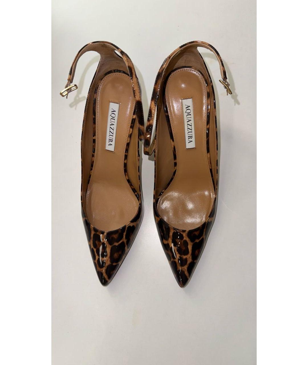 AQUAZZURA Мульти кожаные туфли, фото 2