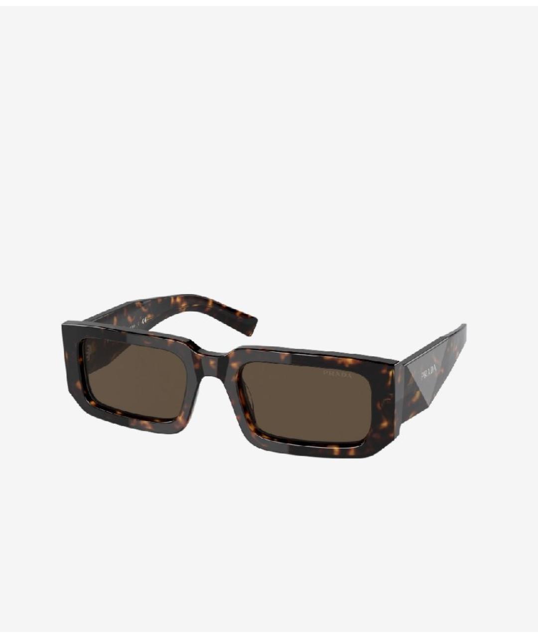 PRADA Коричневые солнцезащитные очки, фото 10