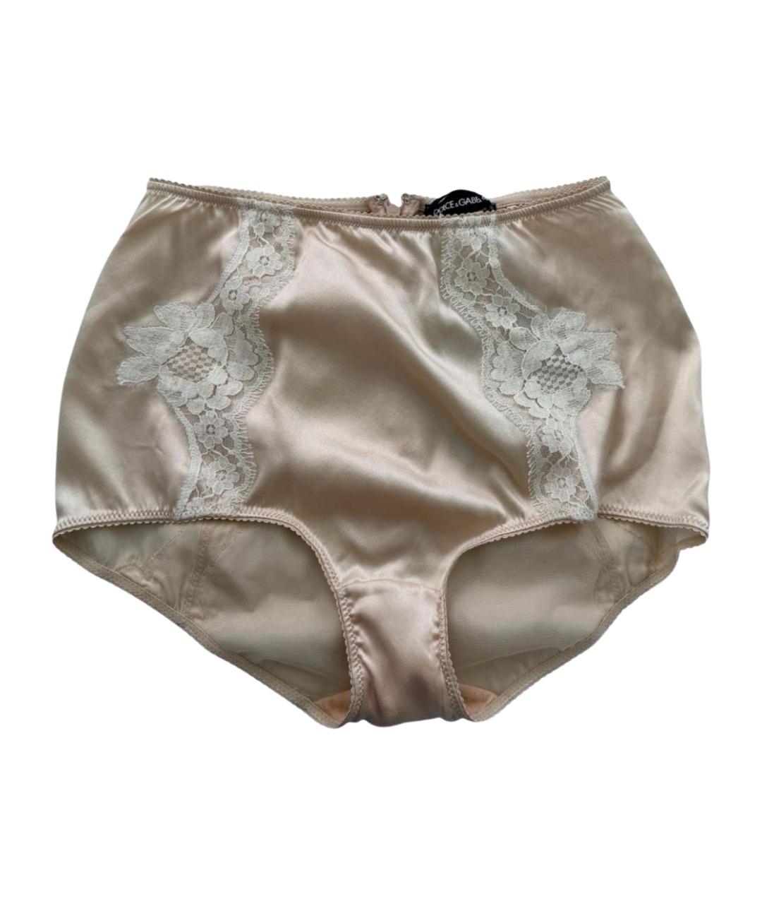 DOLCE&GABBANA Бежевые трусы, фото 1