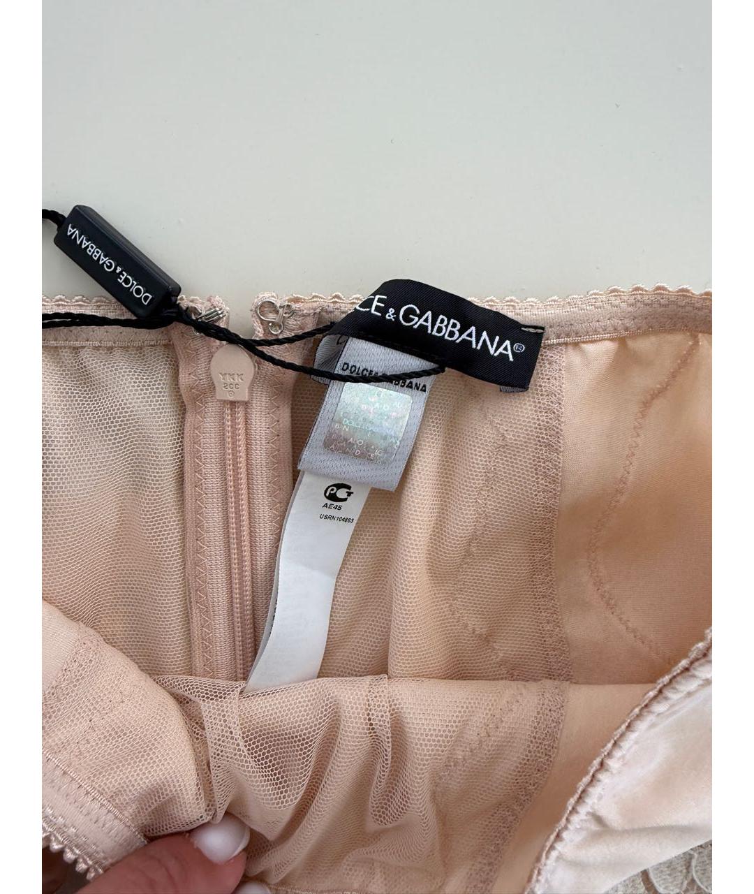 DOLCE&GABBANA Бежевые трусы, фото 5