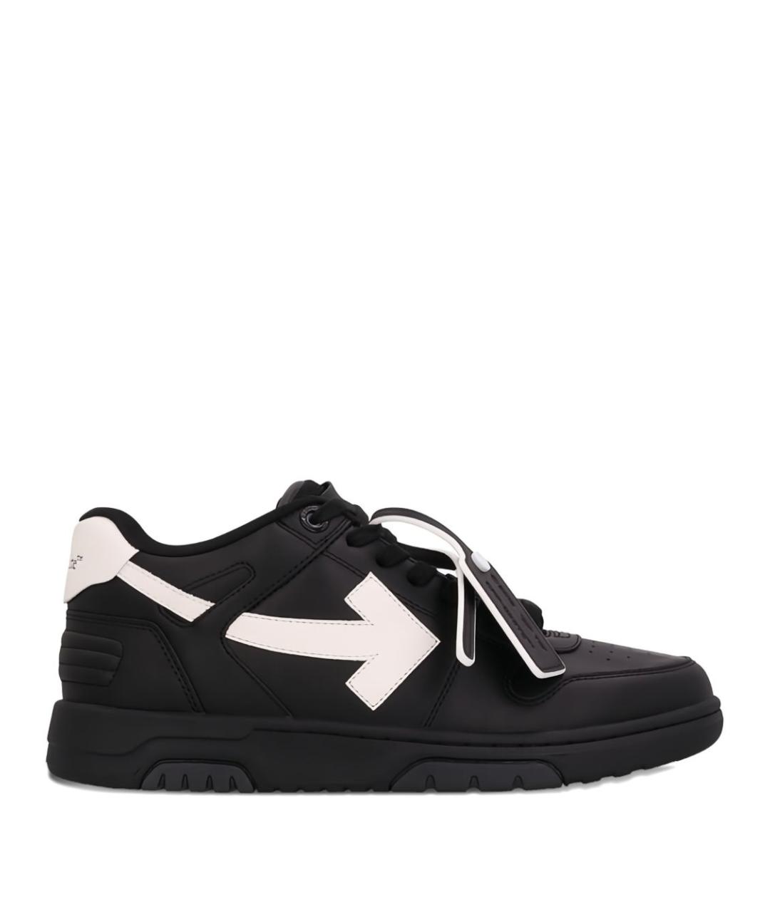 OFF-WHITE Черные низкие кроссовки / кеды, фото 1