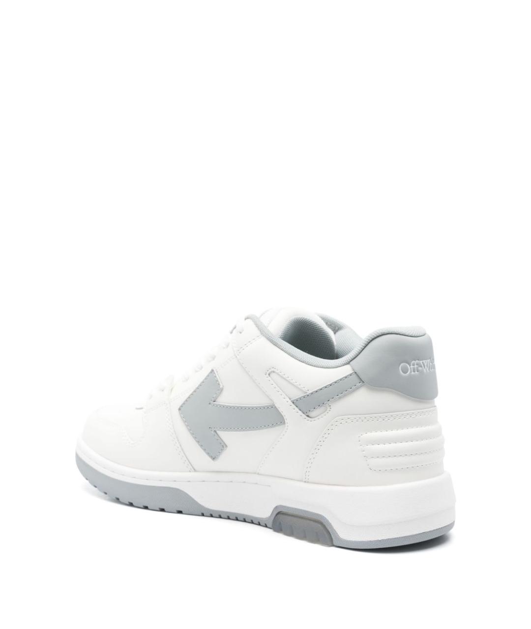 OFF-WHITE Белые низкие кроссовки / кеды, фото 4