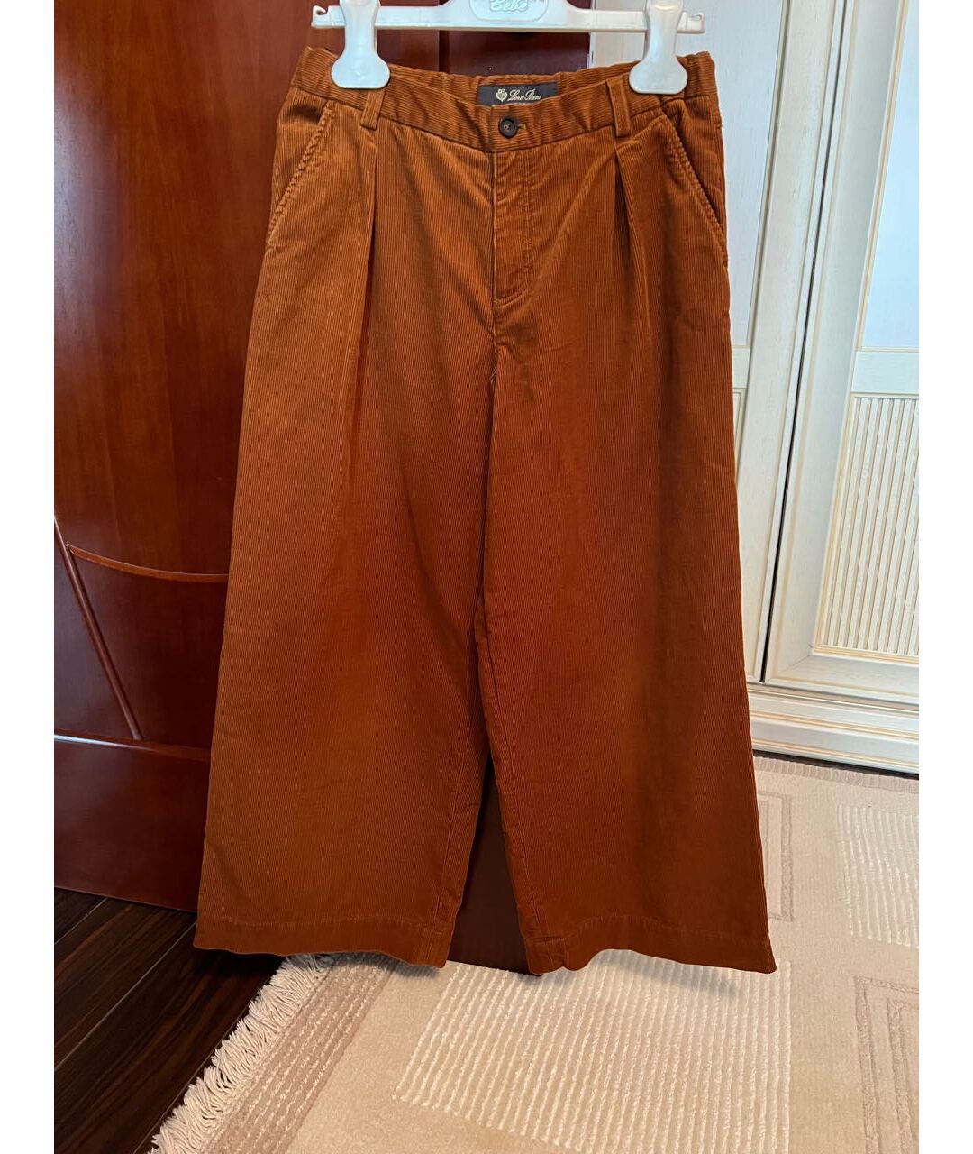 LORO PIANA Коричневые хлопковые брюки и шорты, фото 7