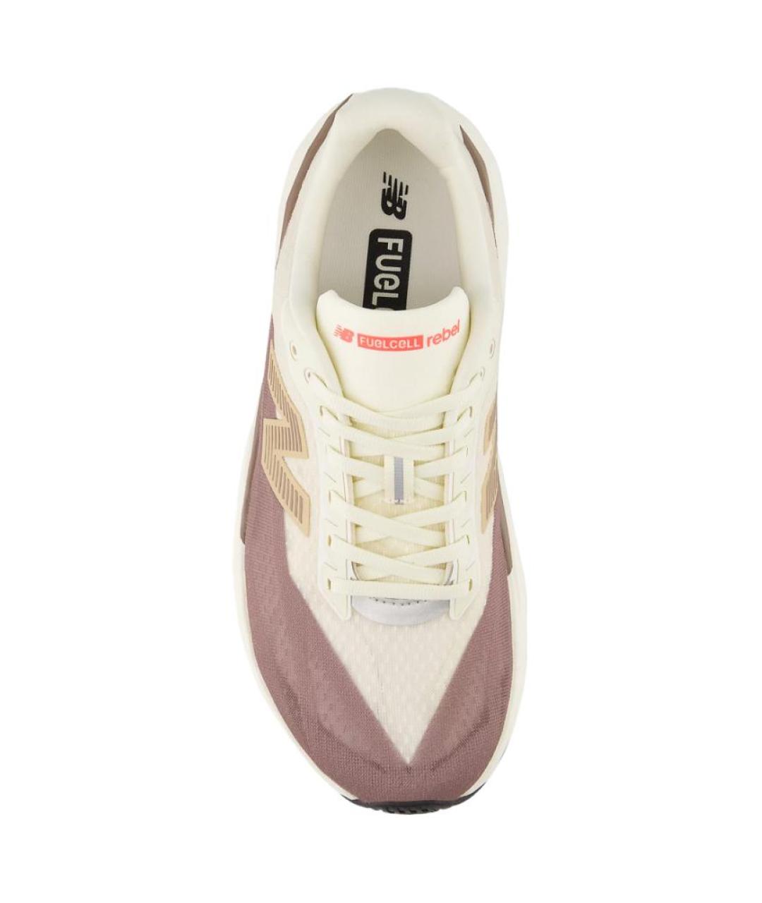 NEW BALANCE Бежевые синтетические кроссовки, фото 4