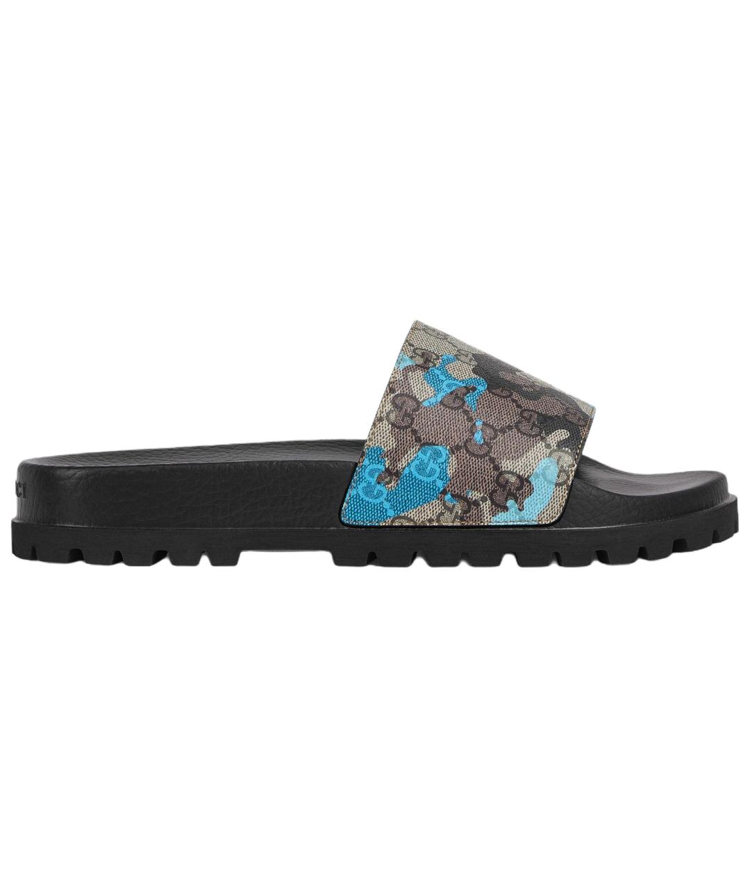 GUCCI Мульти шлепанцы, фото 1