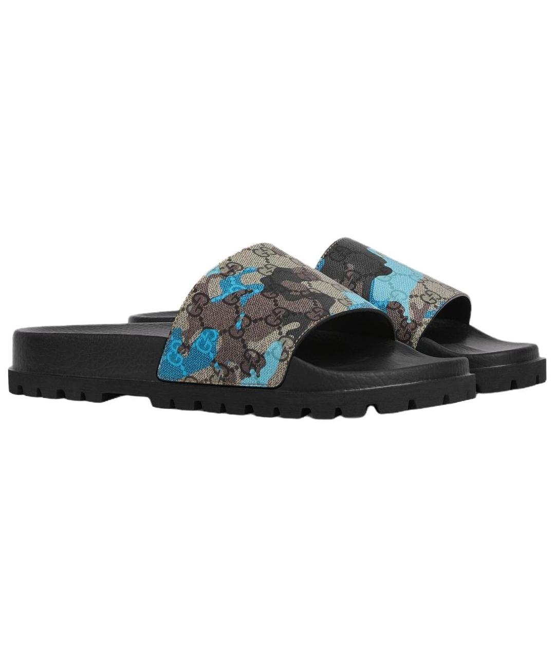 GUCCI Мульти шлепанцы, фото 3