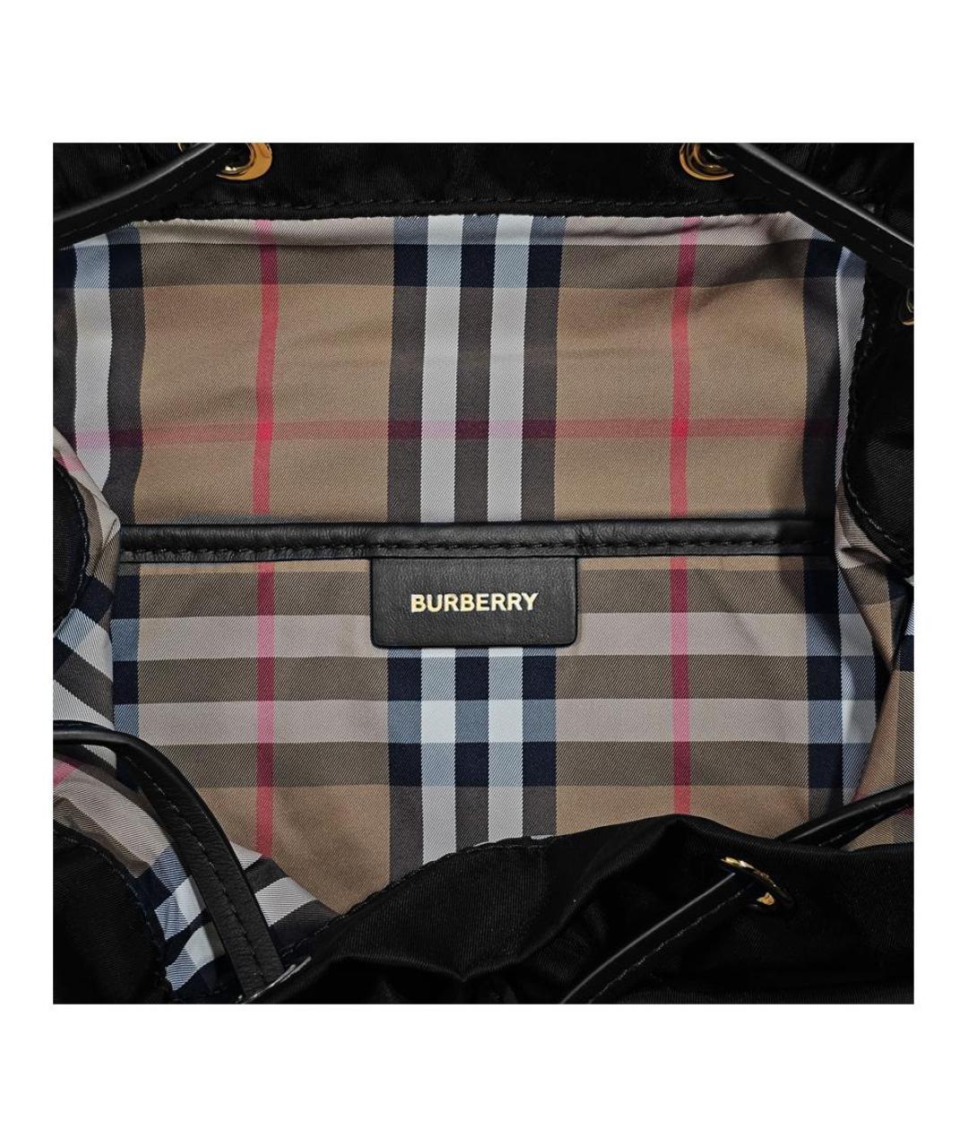 BURBERRY Черный рюкзак, фото 4