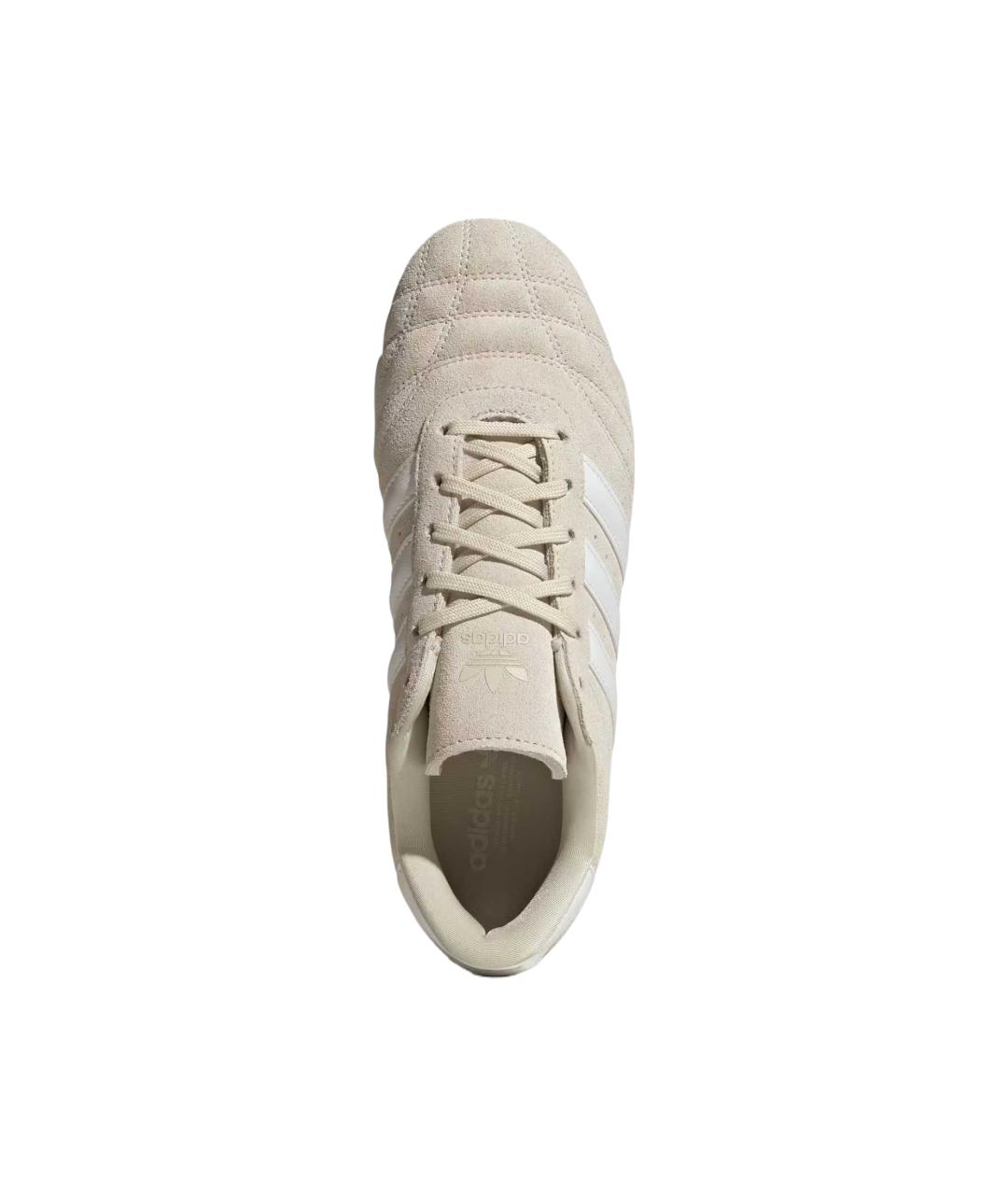 ADIDAS Бежевые кожаные кроссовки, фото 3