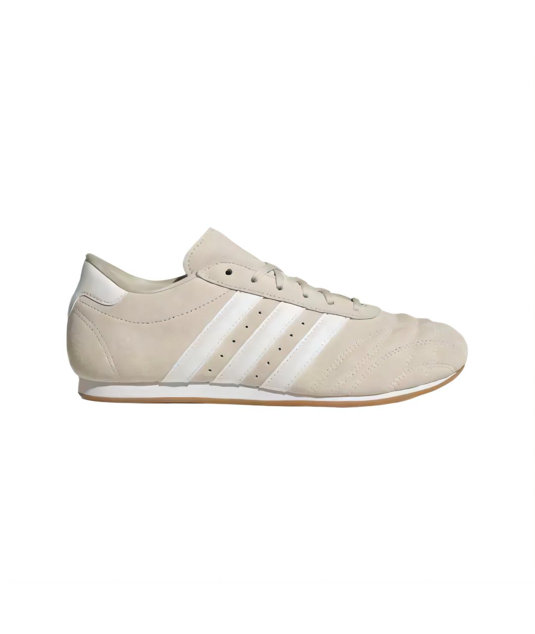 ADIDAS Бежевые кожаные кроссовки, фото 2