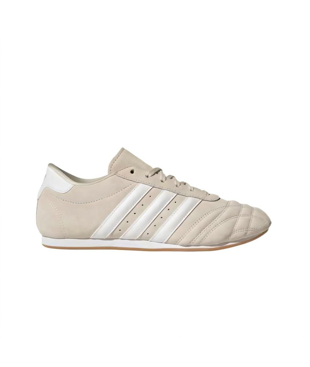 ADIDAS Бежевые кожаные кроссовки, фото 1