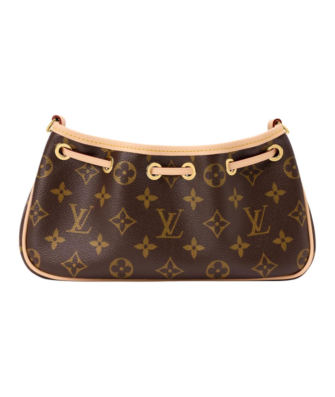 LOUIS VUITTON Коричневая сумка через плечо, фото 3
