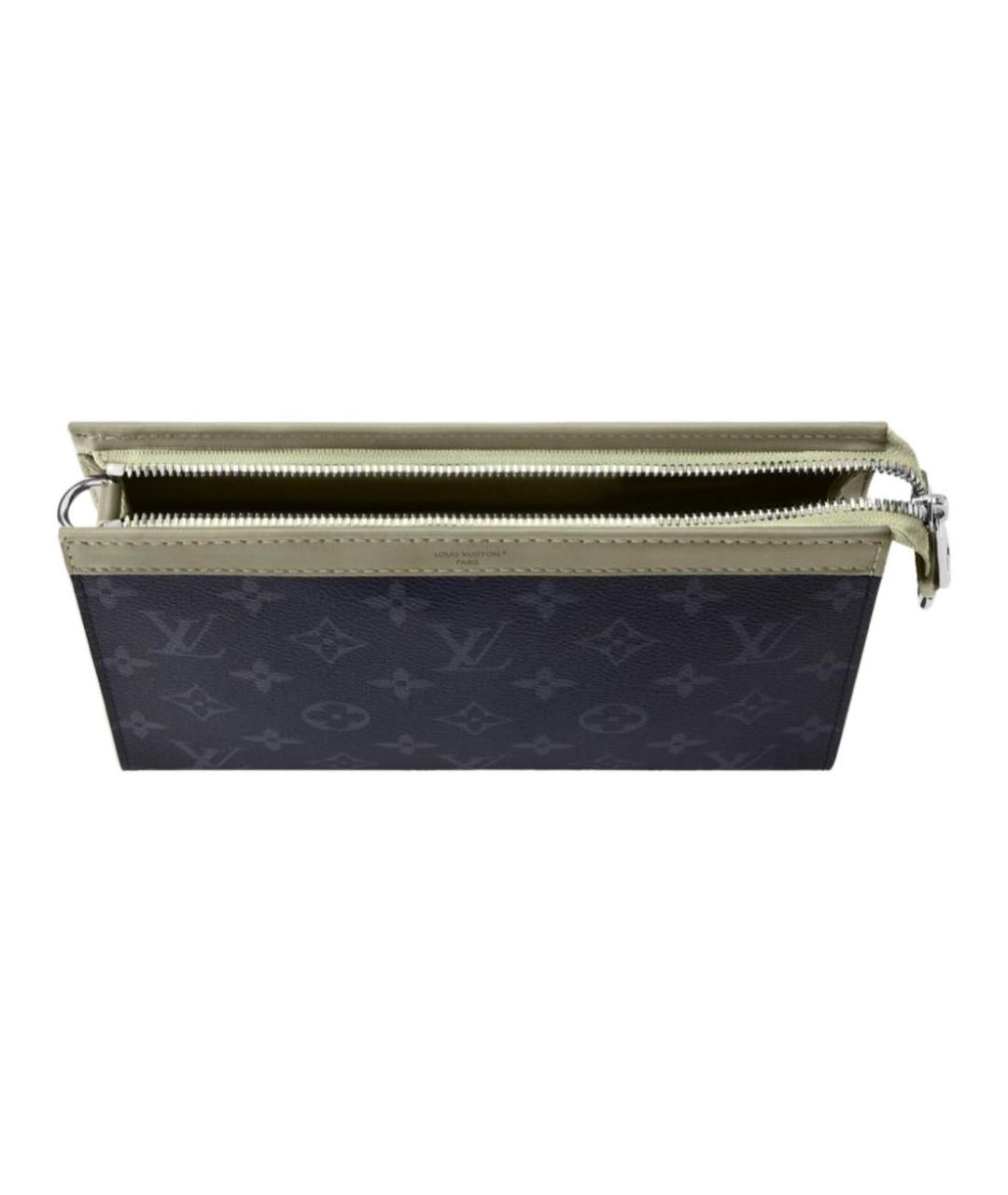LOUIS VUITTON Темно-синяя сумка через плечо из канвы, фото 4
