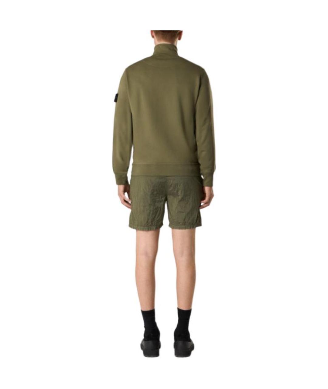 STONE ISLAND Зеленые полиамидовые плавки, фото 4
