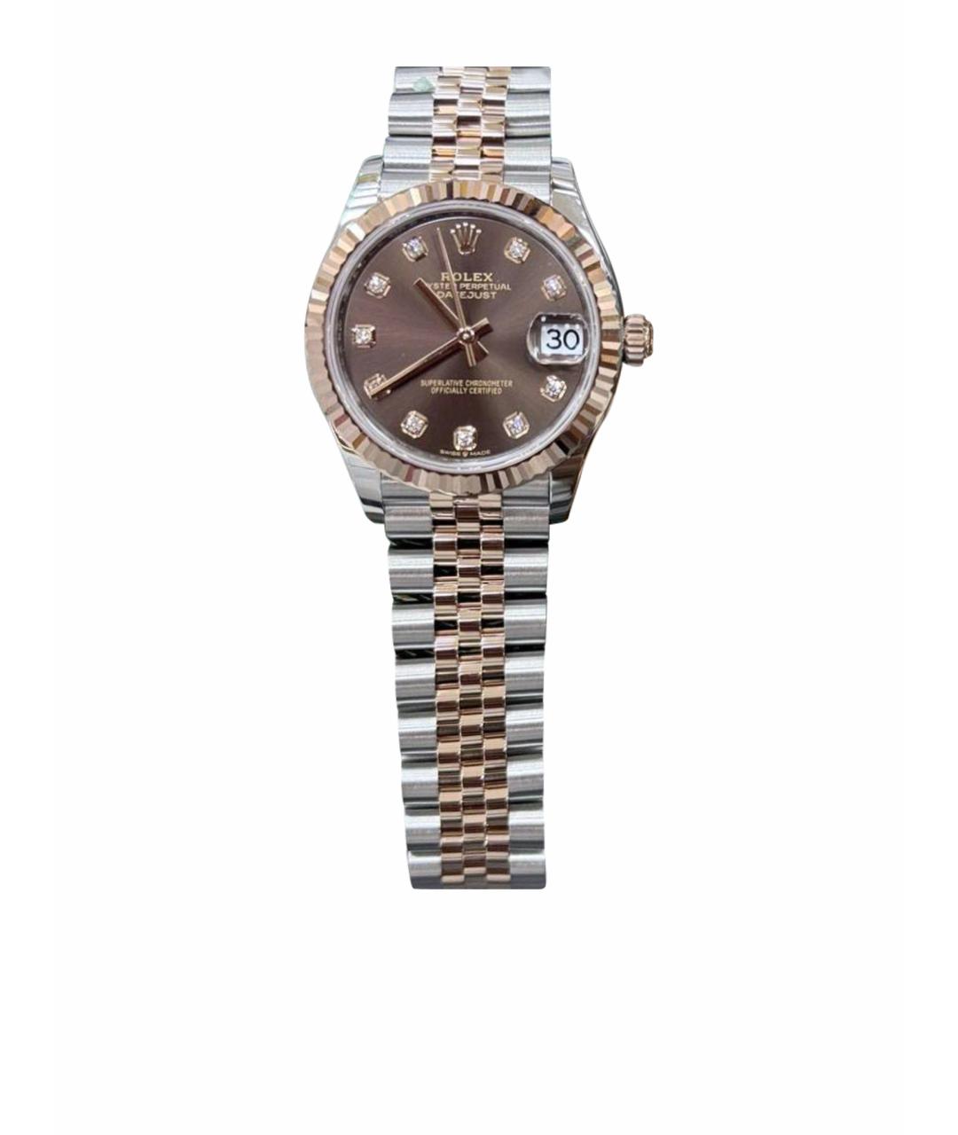ROLEX Коричневые часы, фото 1