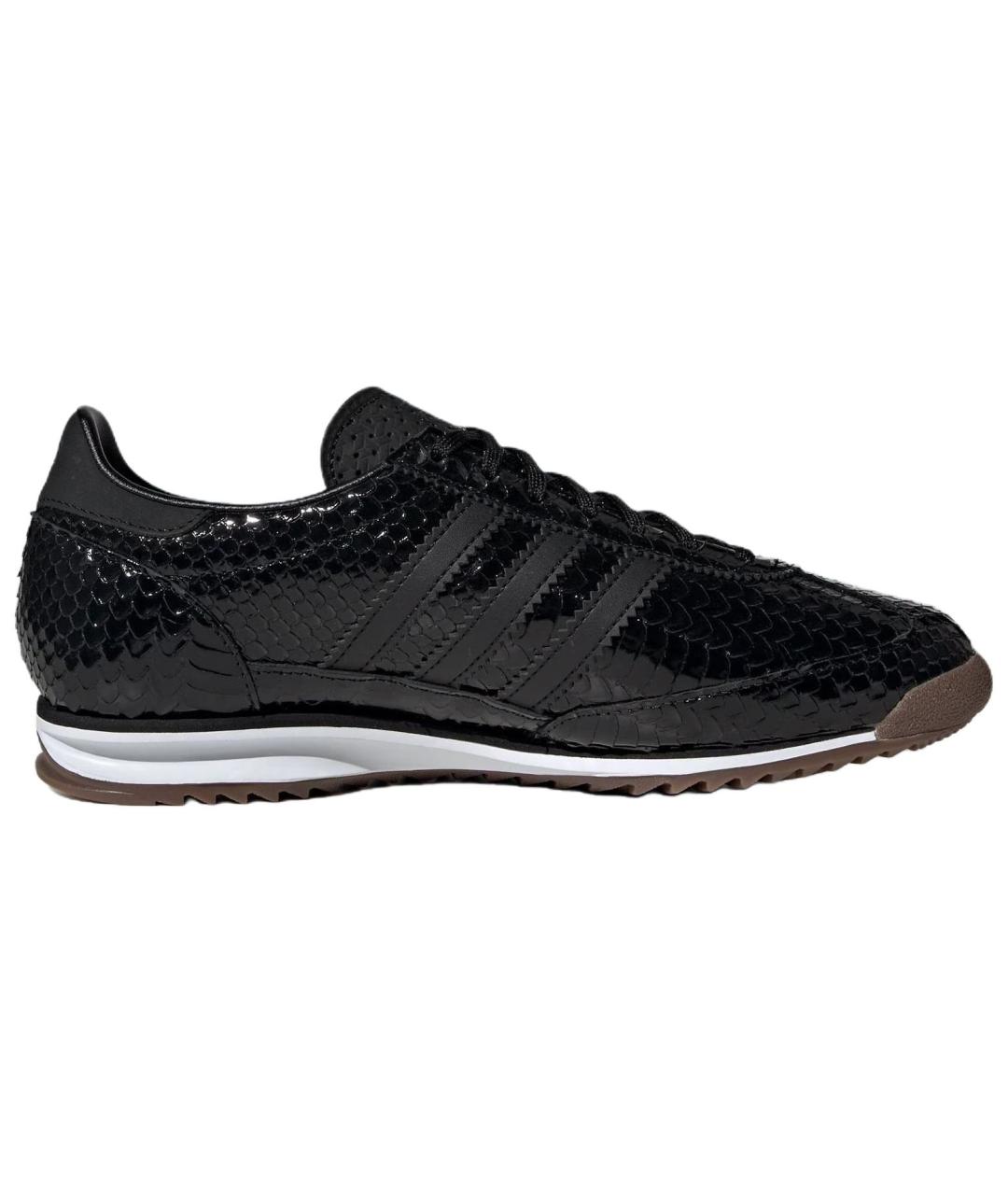 ADIDAS Черные кроссовки из лакированной кожи, фото 7