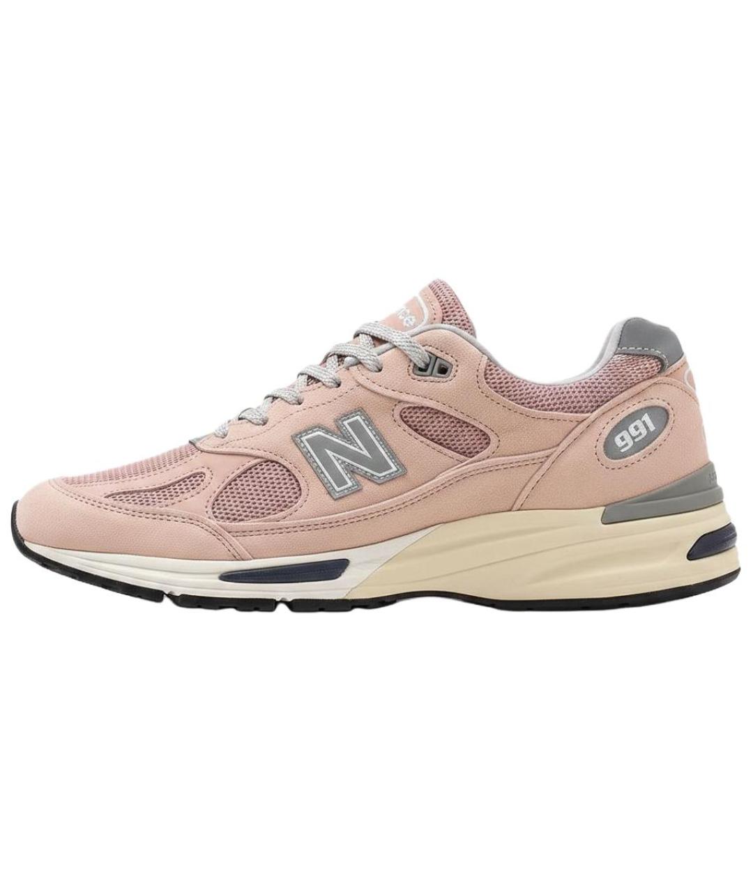 NEW BALANCE Розовые замшевые кроссовки, фото 2