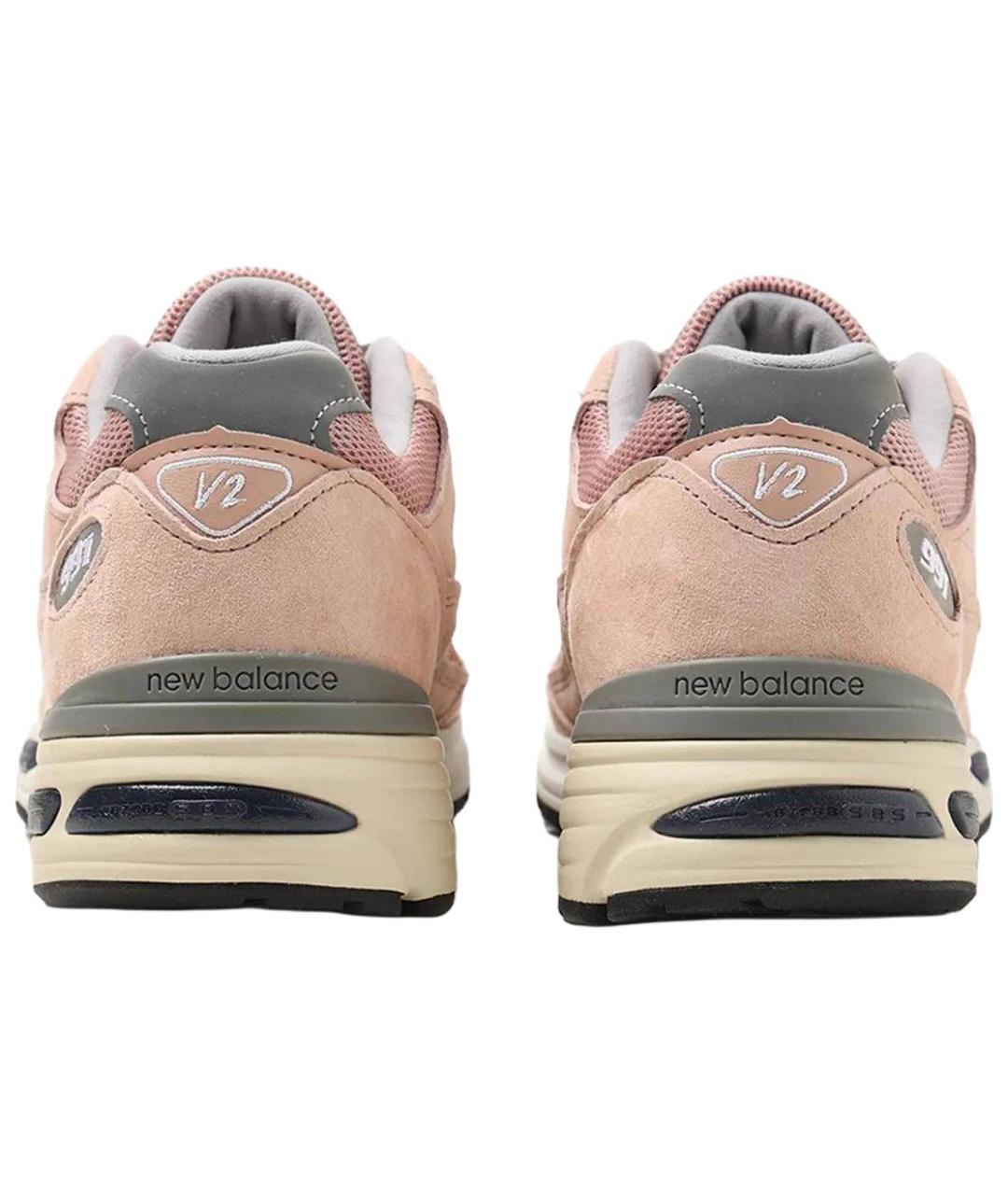 NEW BALANCE Розовые замшевые кроссовки, фото 4