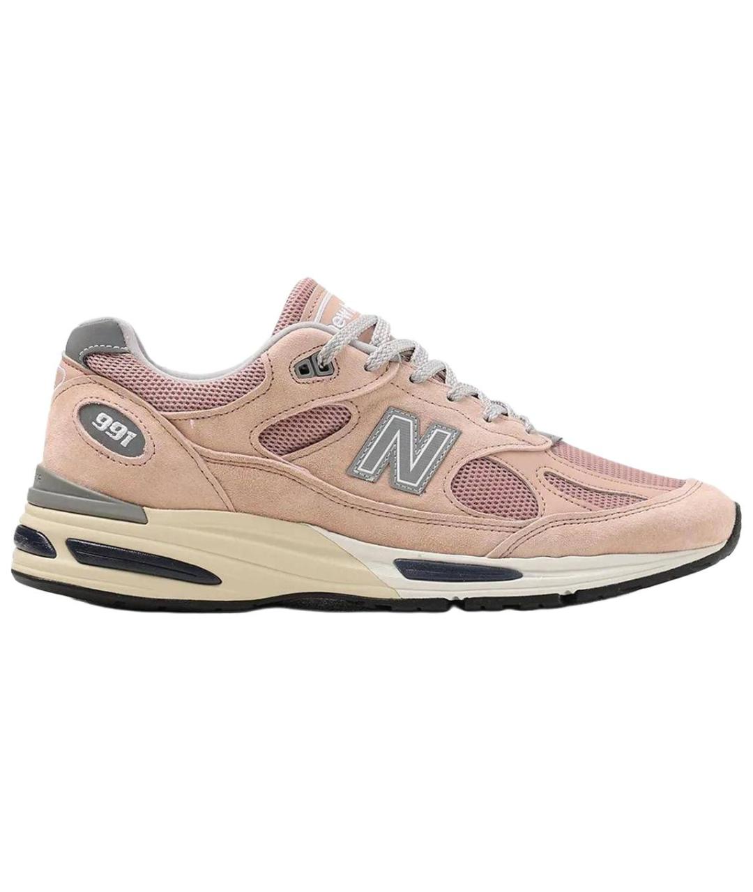 NEW BALANCE Розовые замшевые кроссовки, фото 8