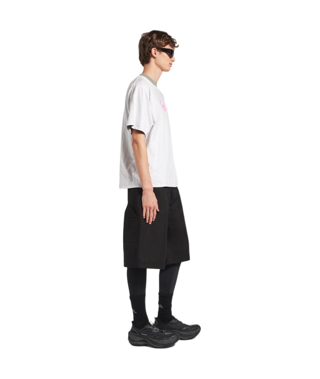 BALENCIAGA Белая футболка, фото 4