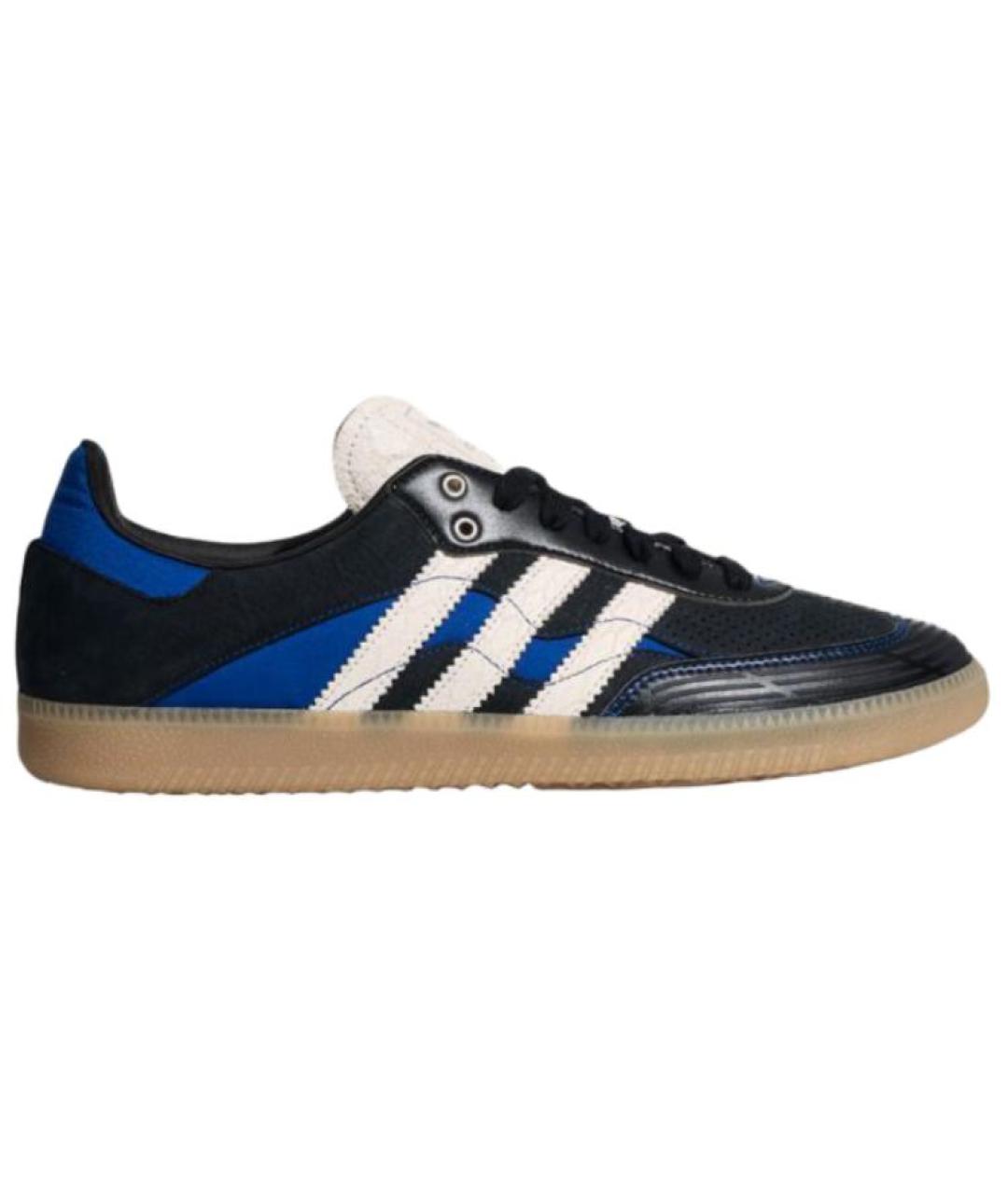 ADIDAS Черные кожаные кеды, фото 7