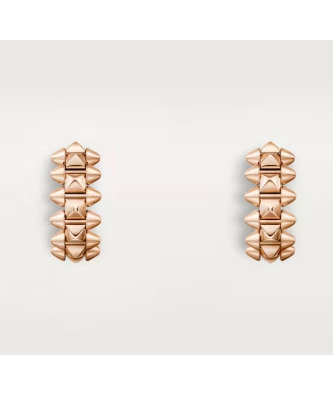 CARTIER Золотые серьги из розового золота, фото 9