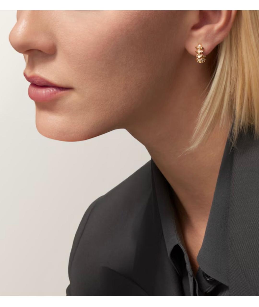 CARTIER Золотые серьги из розового золота, фото 2