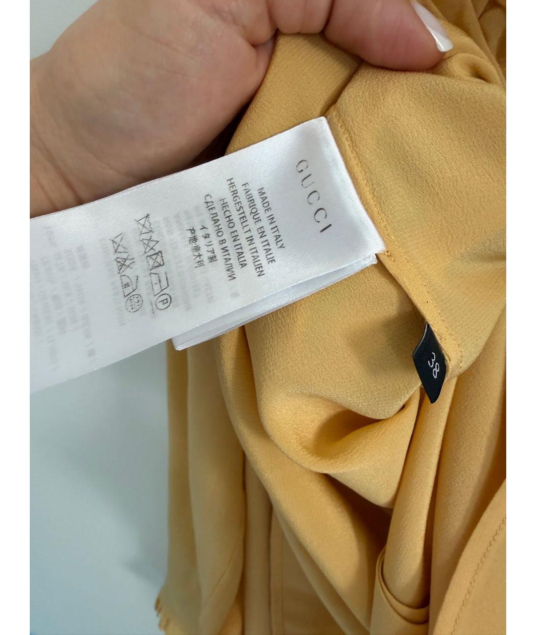 GUCCI Шелковая блузы, фото 5