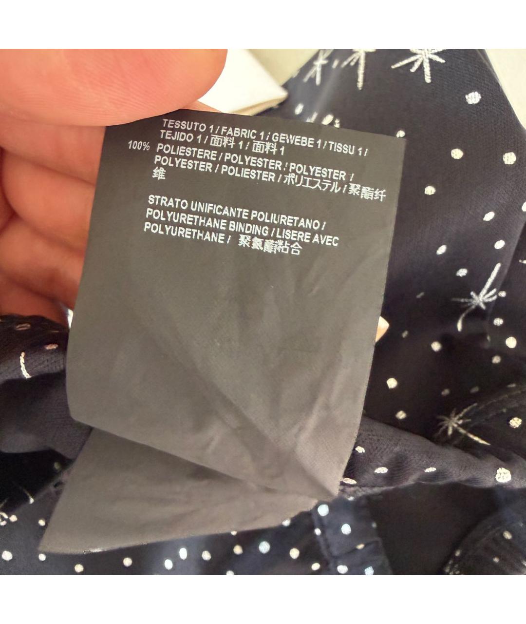 BALENCIAGA Черные полиэстеровые брюки узкие, фото 5