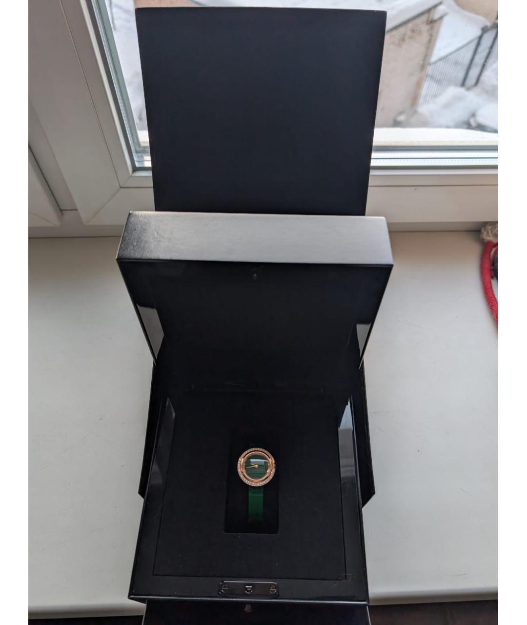 PIAGET Зеленые часы из розового золота, фото 2