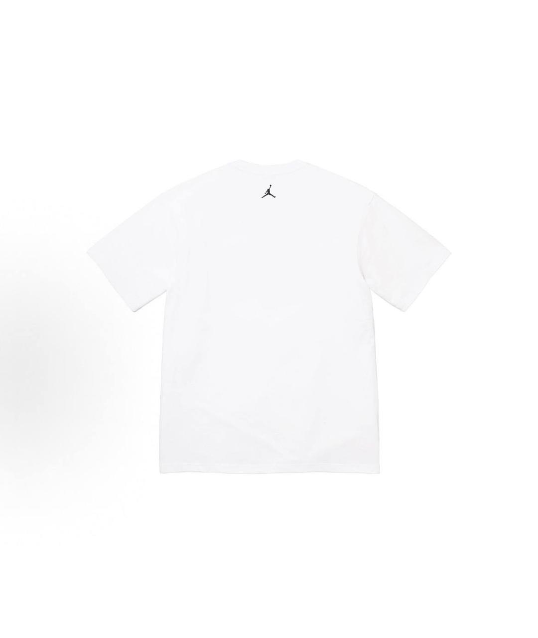 SUPREME Белая хлопковая футболка, фото 2