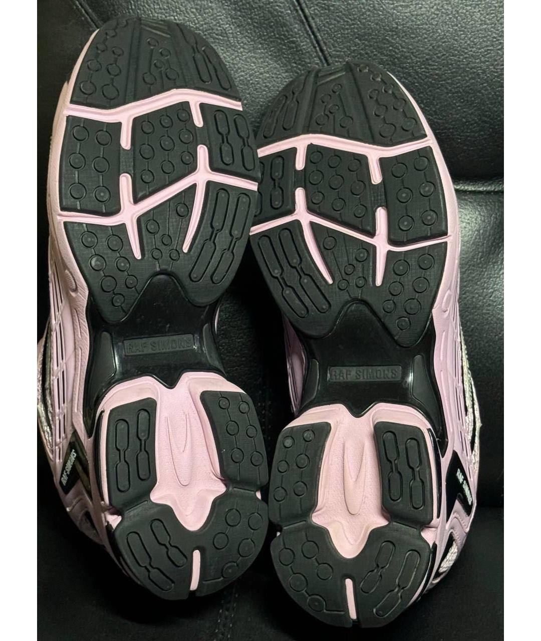 RAF SIMONS Фиолетовые текстильные низкие кроссовки / кеды, фото 8