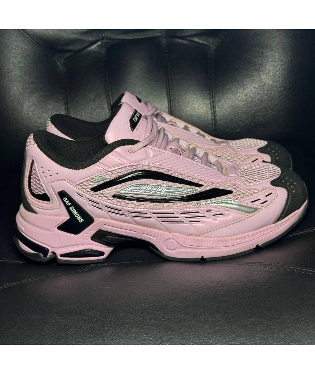 RAF SIMONS Фиолетовые текстильные низкие кроссовки / кеды, фото 9
