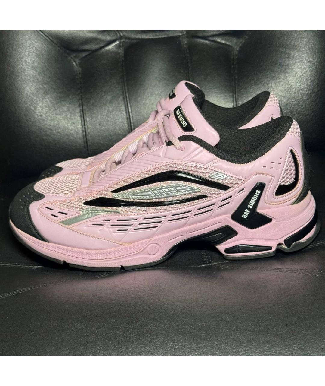 RAF SIMONS Фиолетовые текстильные низкие кроссовки / кеды, фото 3