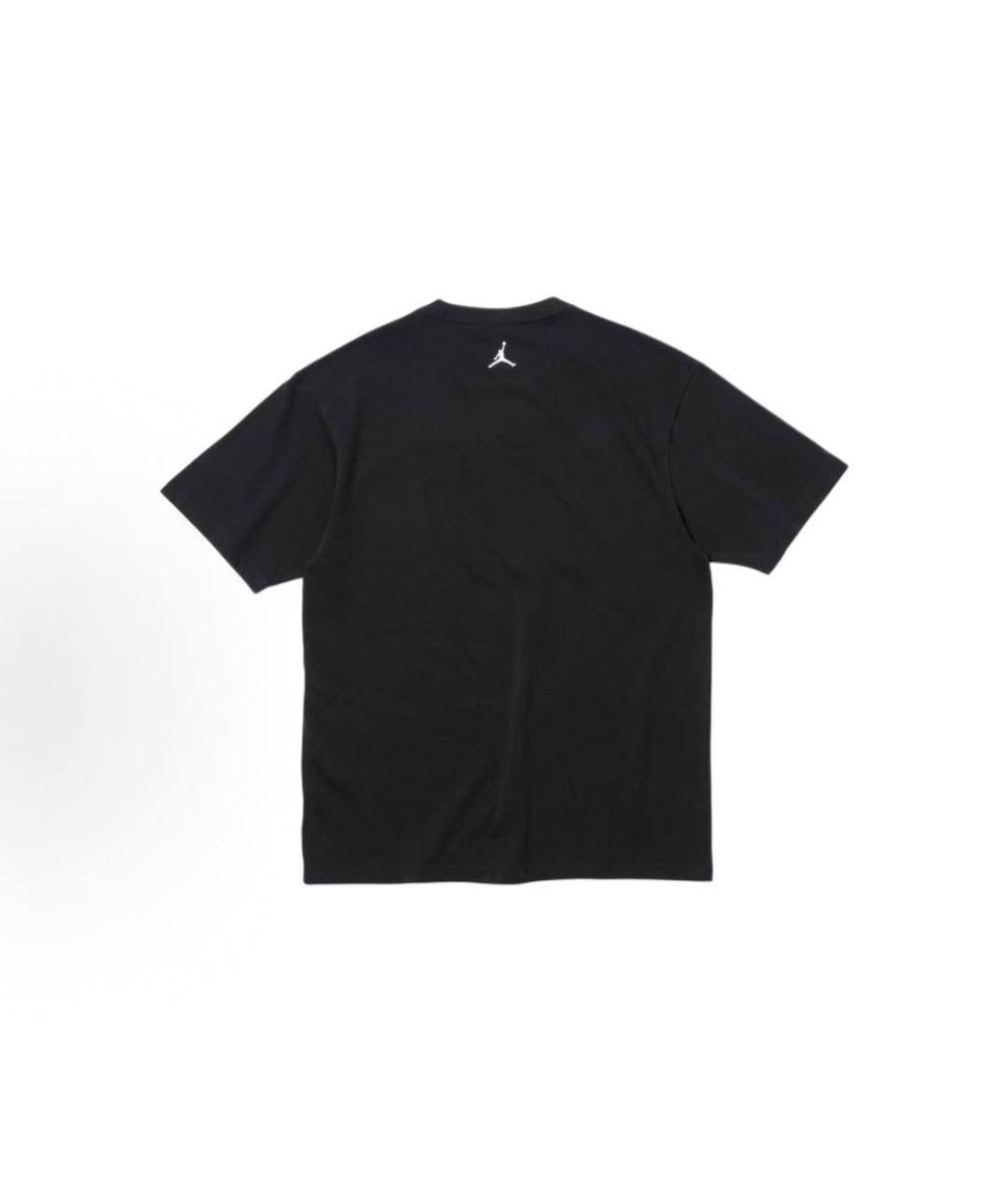 SUPREME Черная хлопковая футболка, фото 2