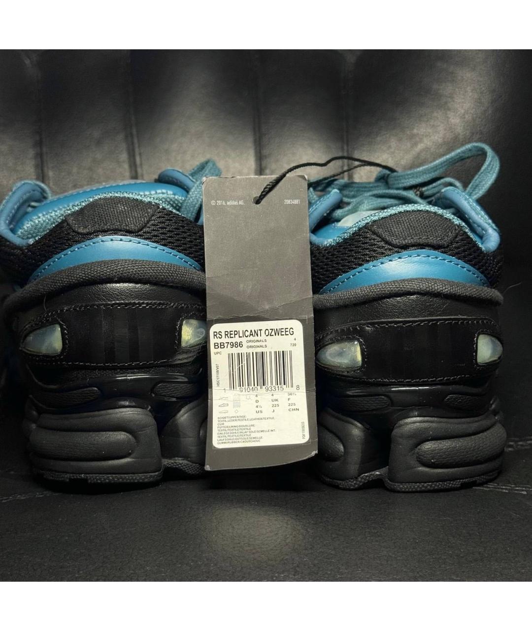 ADIDAS X RAF SIMONS Синие текстильные кроссовки, фото 2