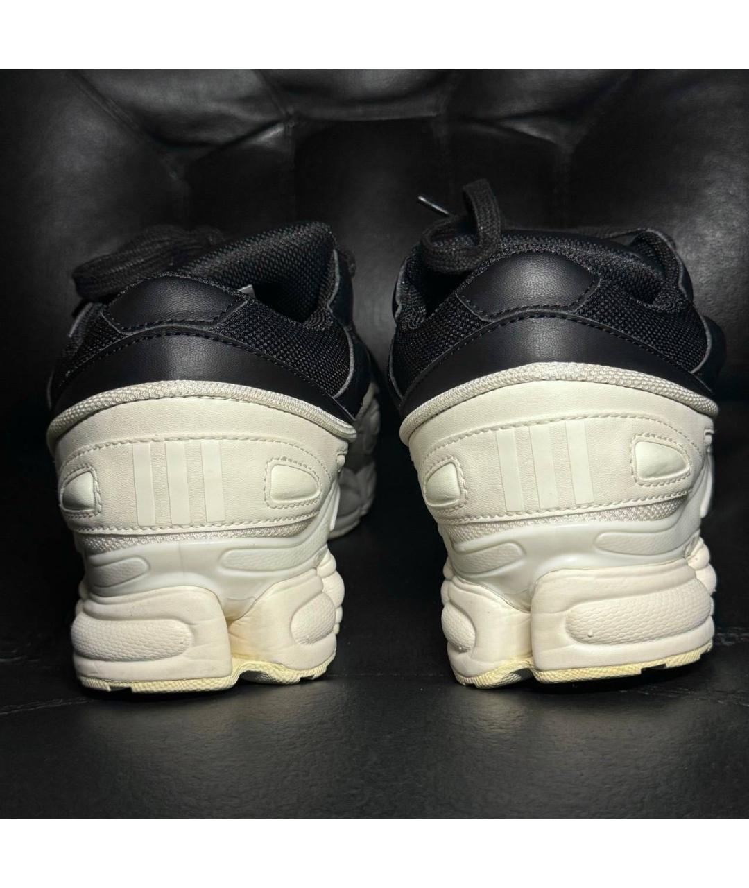 ADIDAS X RAF SIMONS Белые текстильные низкие кроссовки / кеды, фото 2