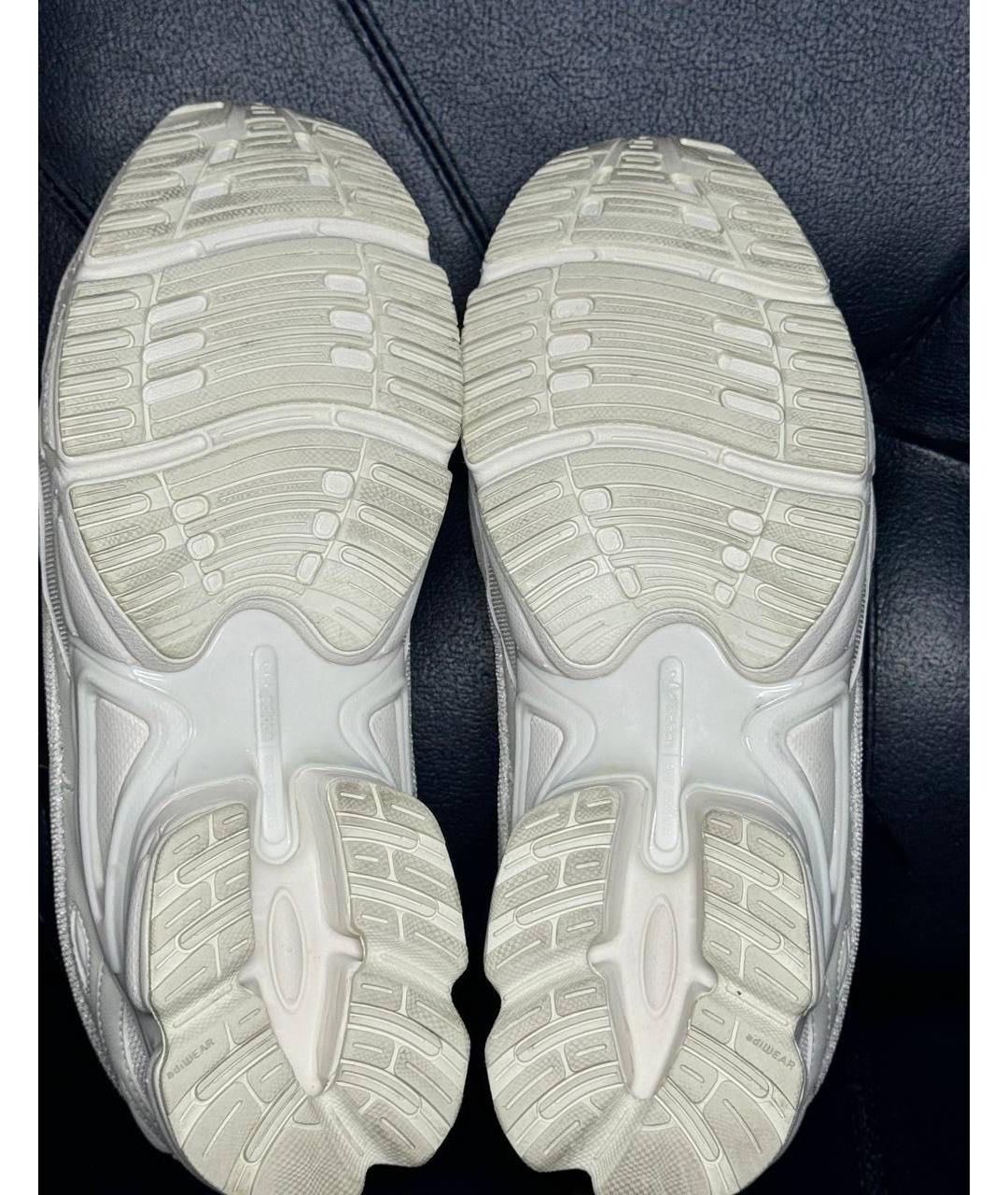 ADIDAS X RAF SIMONS Белые текстильные низкие кроссовки / кеды, фото 7