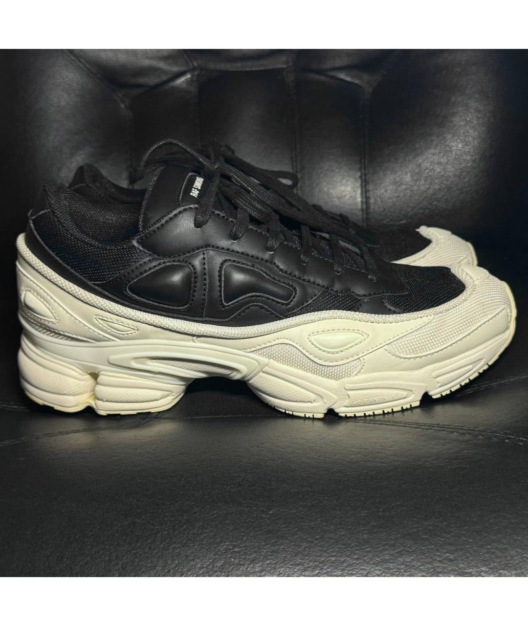 ADIDAS X RAF SIMONS Белые текстильные низкие кроссовки / кеды, фото 9