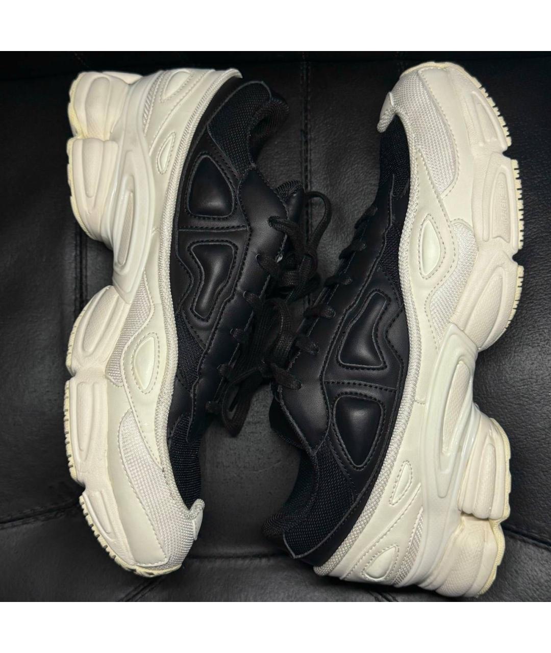 ADIDAS X RAF SIMONS Белые текстильные низкие кроссовки / кеды, фото 4
