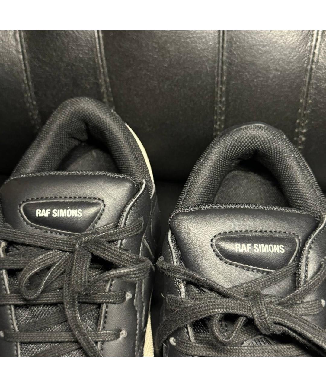 ADIDAS X RAF SIMONS Белые текстильные низкие кроссовки / кеды, фото 8