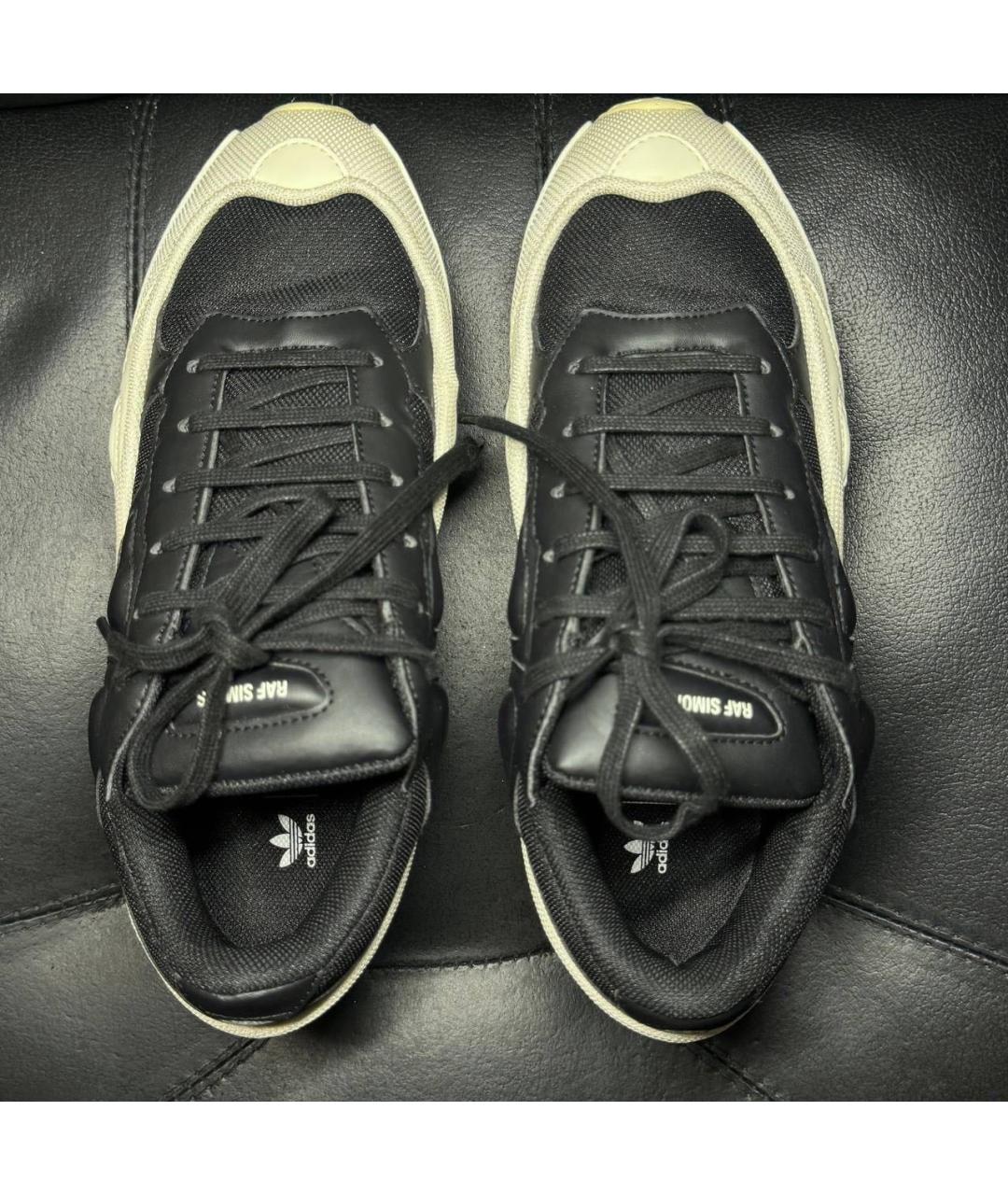 ADIDAS X RAF SIMONS Белые текстильные низкие кроссовки / кеды, фото 6