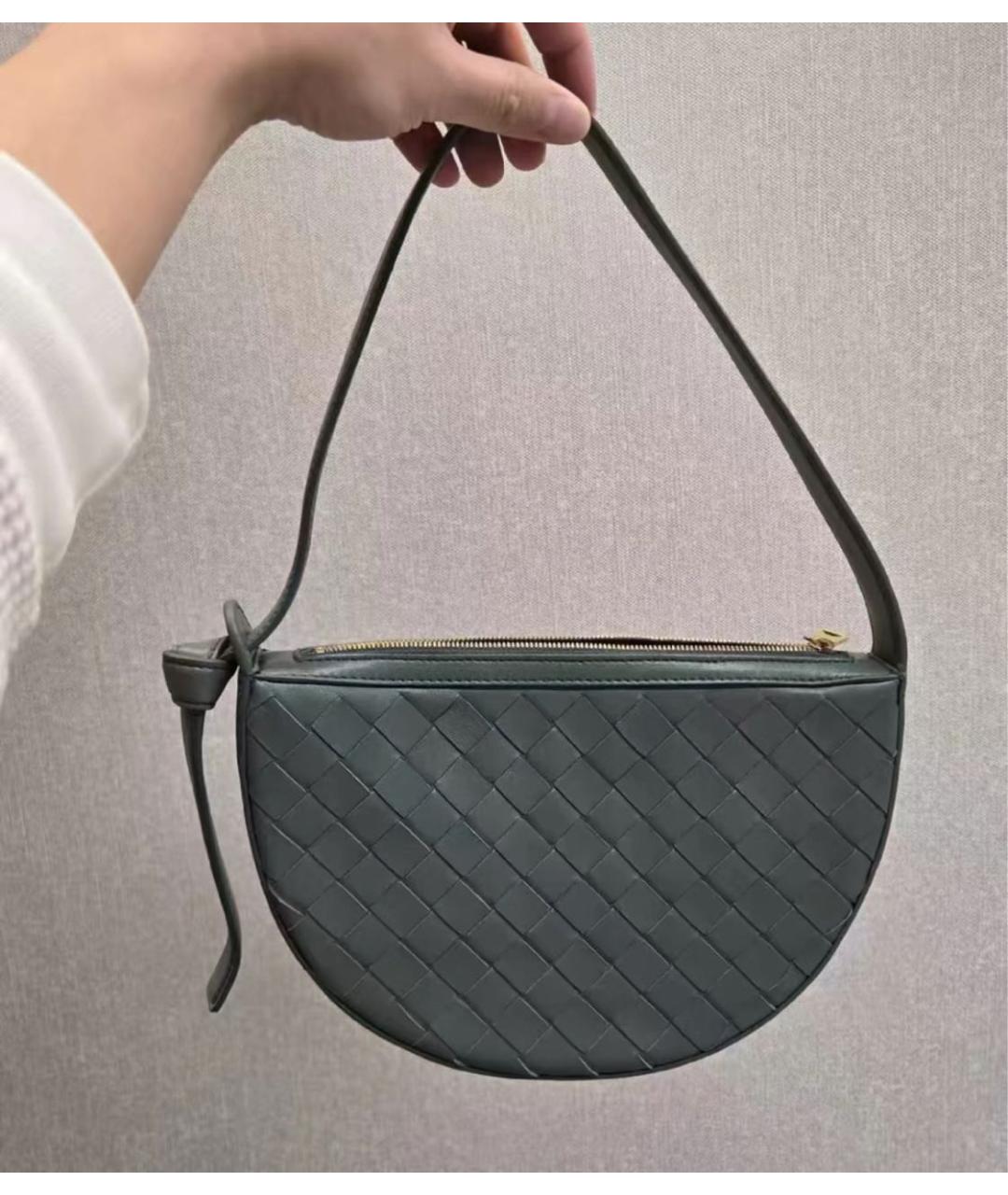 BOTTEGA VENETA Кожаная сумка с короткими ручками, фото 3