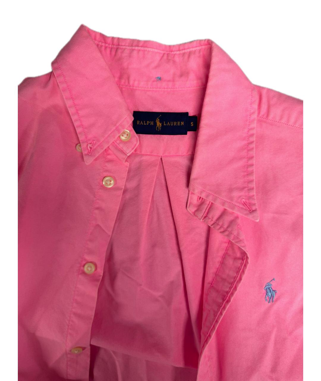 RALPH LAUREN Розовая рубашка, фото 3