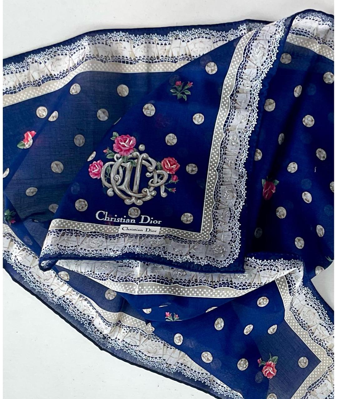CHRISTIAN DIOR Мульти хлопковый платок, фото 3