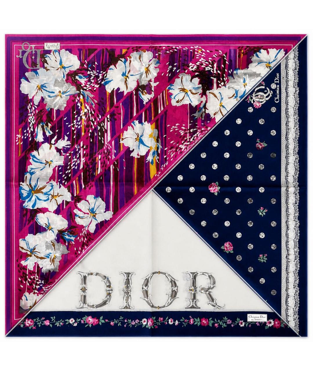 CHRISTIAN DIOR Мульти хлопковый платок, фото 8