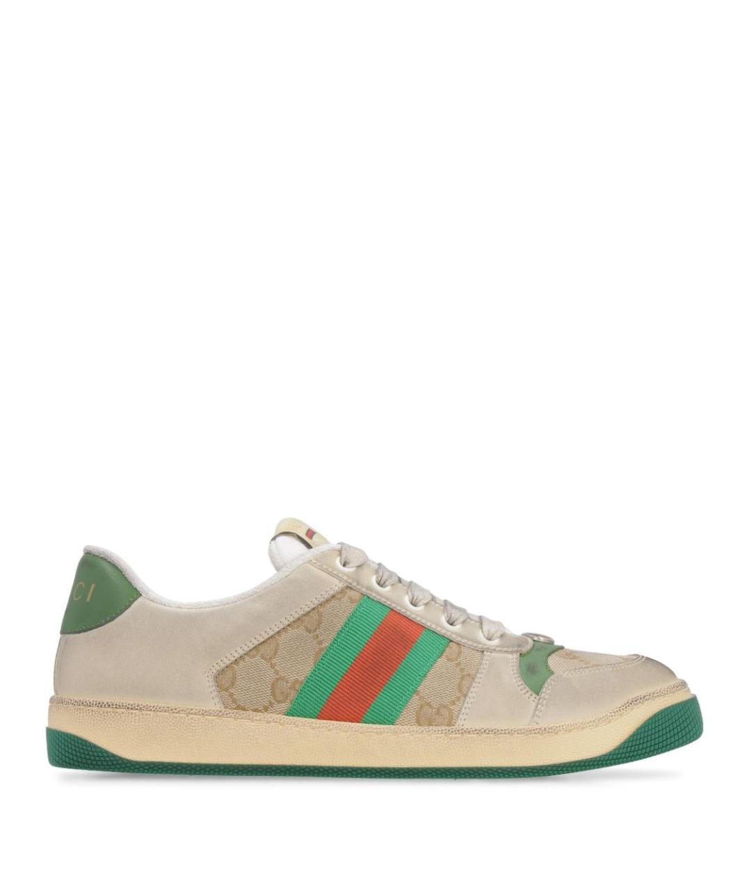 GUCCI Мульти кожаные кеды, фото 1